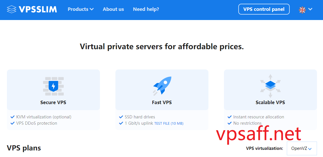 VPSslim 荷兰G口大盘鸡,150G SSD硬盘月付€5.88