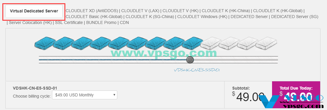 GigsGigsCloud香港VDS