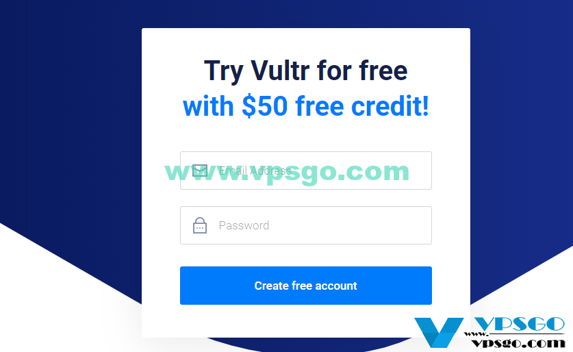 Vultr注册送免费50美元