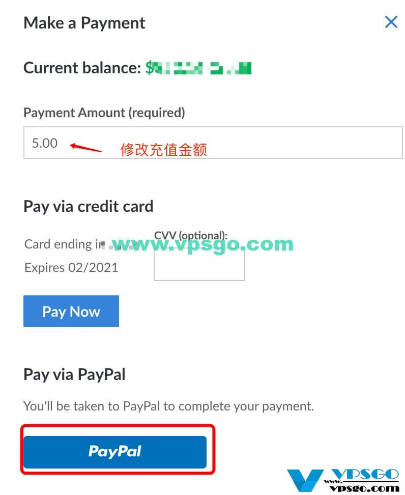 Linode PayPal