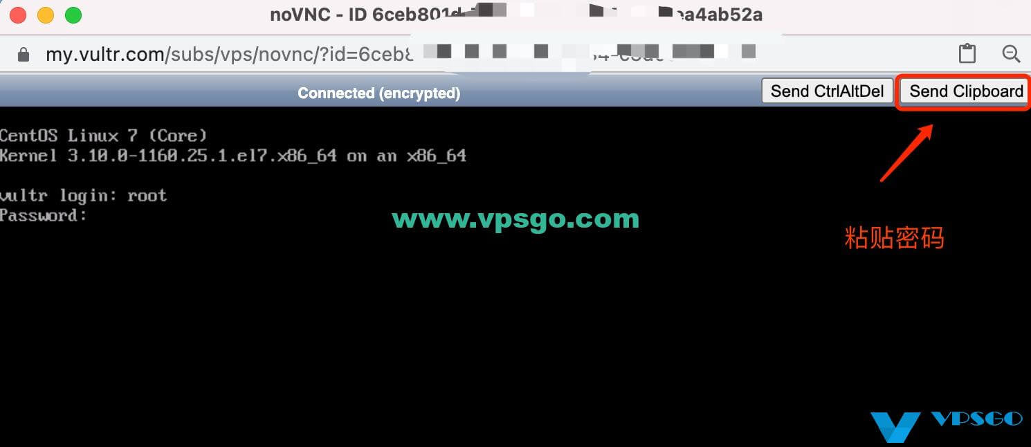 Vultr VNC