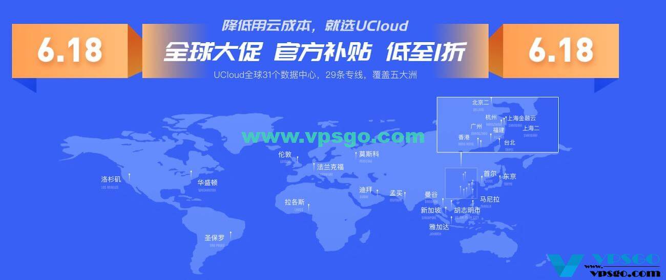 UCloud 618优惠