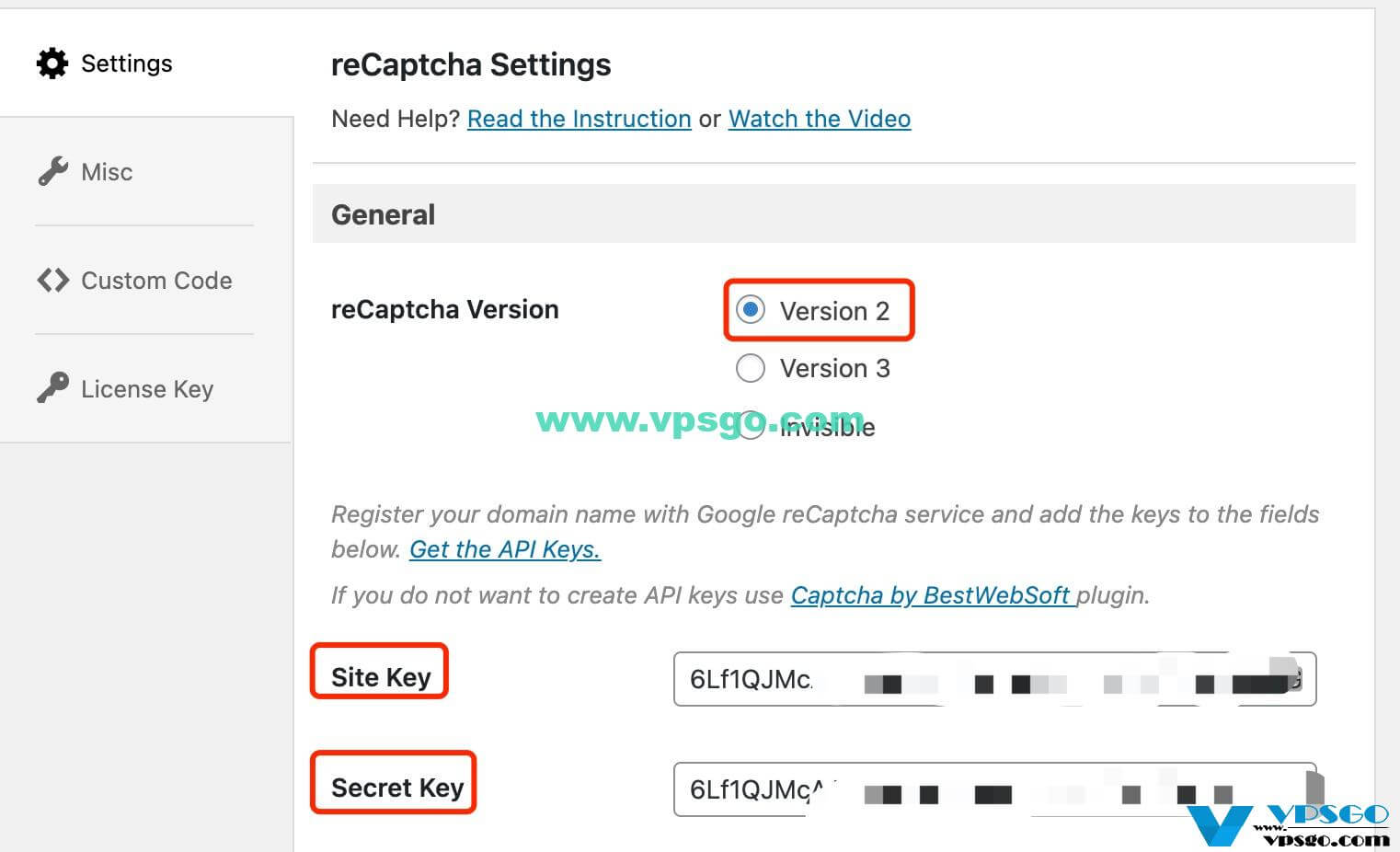 WordPress Google reCaptcha 