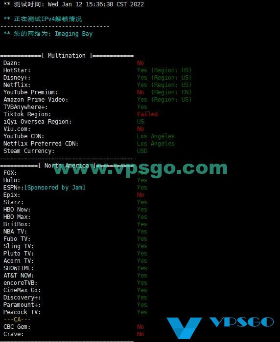 半月湾HMBCloud美国CN2 GIA VPS流媒体检测