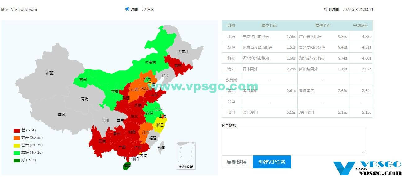 搬瓦工香港建站国内响应时间