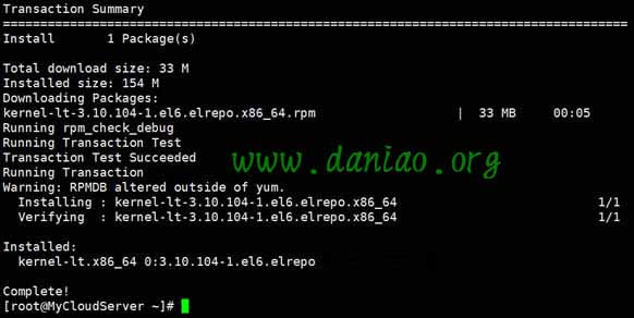 Linux CentOS6 64位升级3.1内核的方法记录