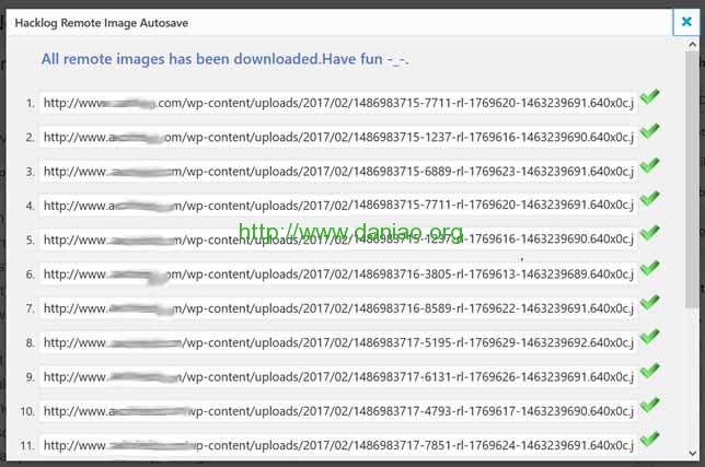 WordPress远程自动下载图片插件 – Hacklog Remote Image Autosave