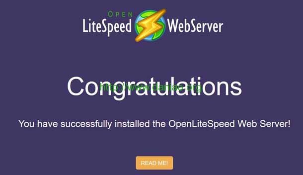 CentOS 7安装OpenLiteSpeed服务器Web应用及配置PHP7