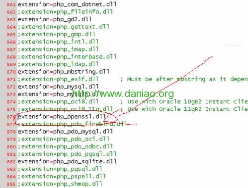 Windows开启OpenSSL支持组件的方法
