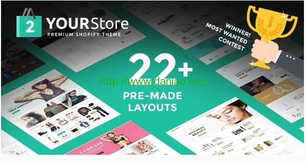 ThemeForest 10款最受欢迎的Shopify主题模板