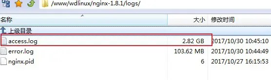 记录WDCP的NGINX日志目录太大导致网站无法访问的情况