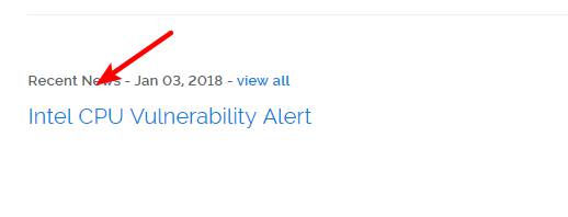 一场史无前例的Intel CPU Vulnerability Alert（英特尔CPU漏洞警报）