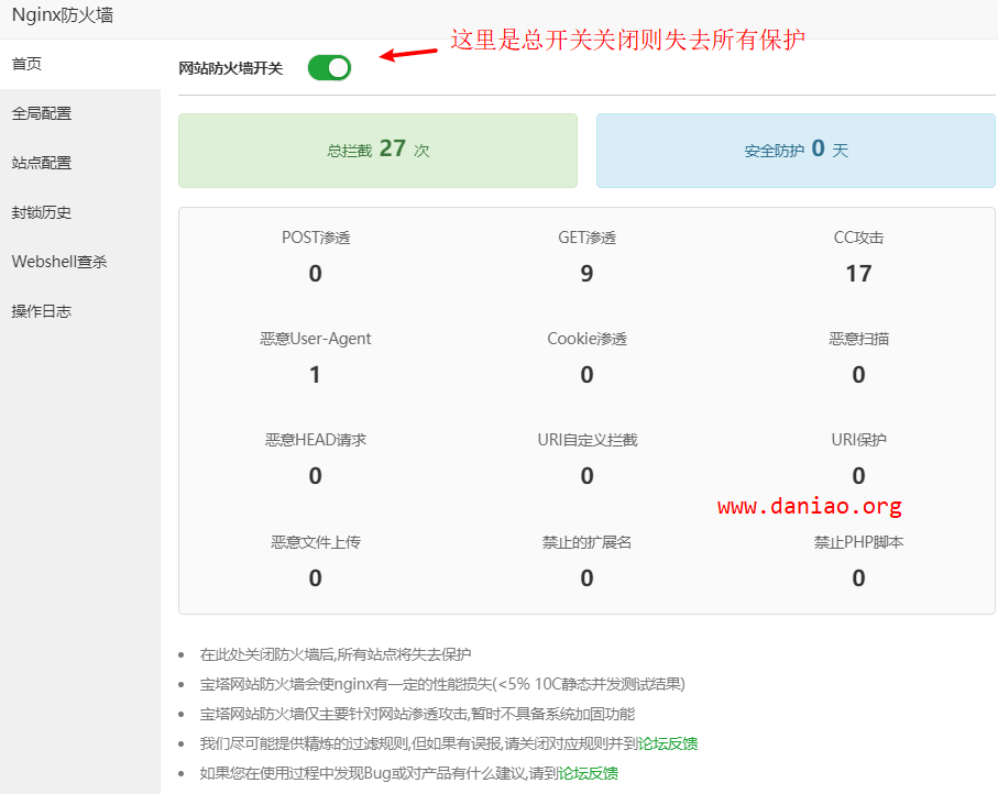 宝塔面板专业版 – Nginx防火墙的设置教程