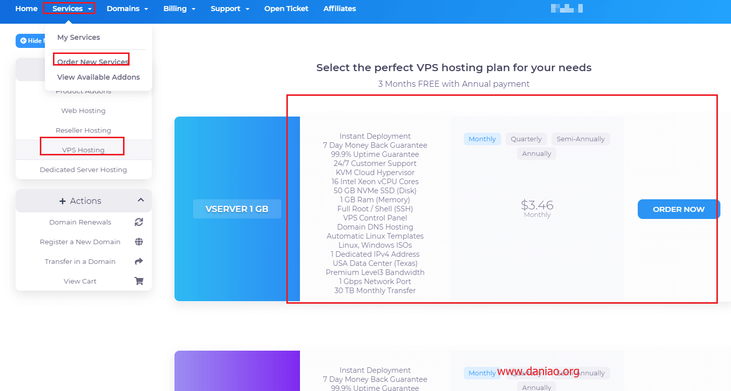 datapacket.net：美国VPS，最低3.46/月，1G内存/16核/50gNVMe/30T流量/1Gbps带宽