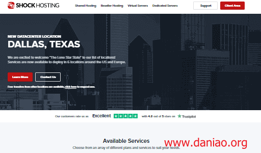 shockhosting：VPS 3.5折循环优惠，低至$3.5/月，$35/年，可选择日本/新加坡/洛杉矶等11个机房