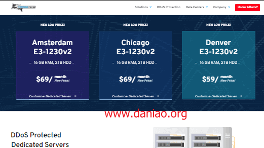 sharktech：OpenStack公有云主机促销，低至$43/月，60G高防/4核/8G内存/300gSSD/5T流量