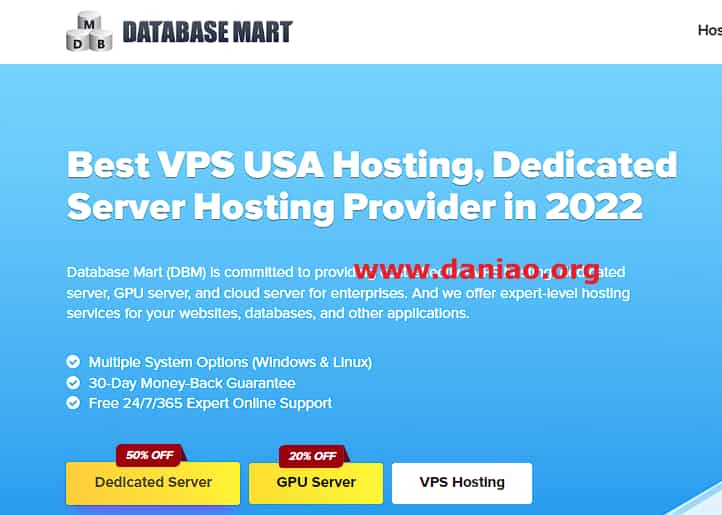 DatabaseMart万圣节优惠：独立服务器/GPU服务器/VPS,全场直降， $1.99/月起