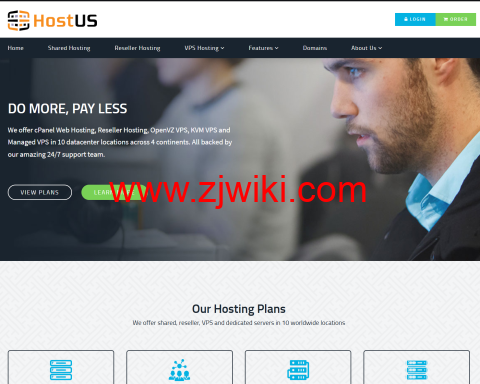 #新年促销#HostUS:KVM VPS + 存储套餐低至/年起,日本/新加坡/美国/英国/澳大利亚等多机房可选