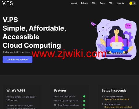 V.PS:国外高速优化线路 VPS 月付€6.95 起,多地区多线路可选,欧洲节点升级 CMIN2 优化移动访问