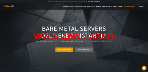 ReliableSite:美国服务器促销月付起,Metal+会员 / 年,享 7.5 折硬件升级 + 免费 10G 不限流量与 IPv4